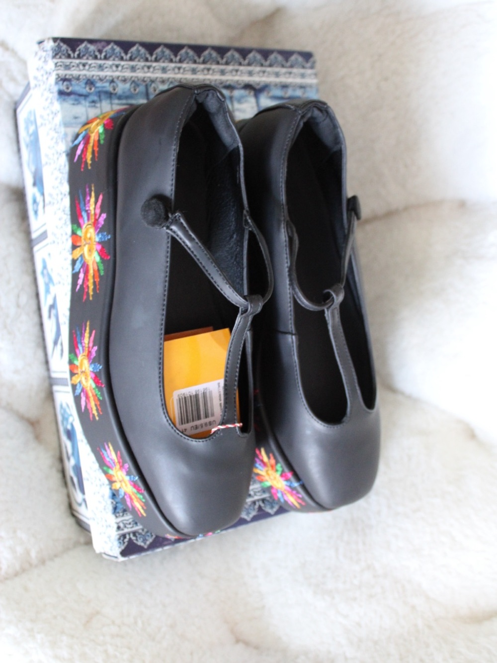 FARM Rio Rainbow Sun Platform Mary Jane Shoes NWT | US 9.5 / EU 41 | - Picture 5 of 16